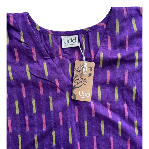 NWT UDD SHEESHA PURPLE DRESS & DUPATTA Salwar (SET OF 3) Women's size S Small - Picture 2 of 15